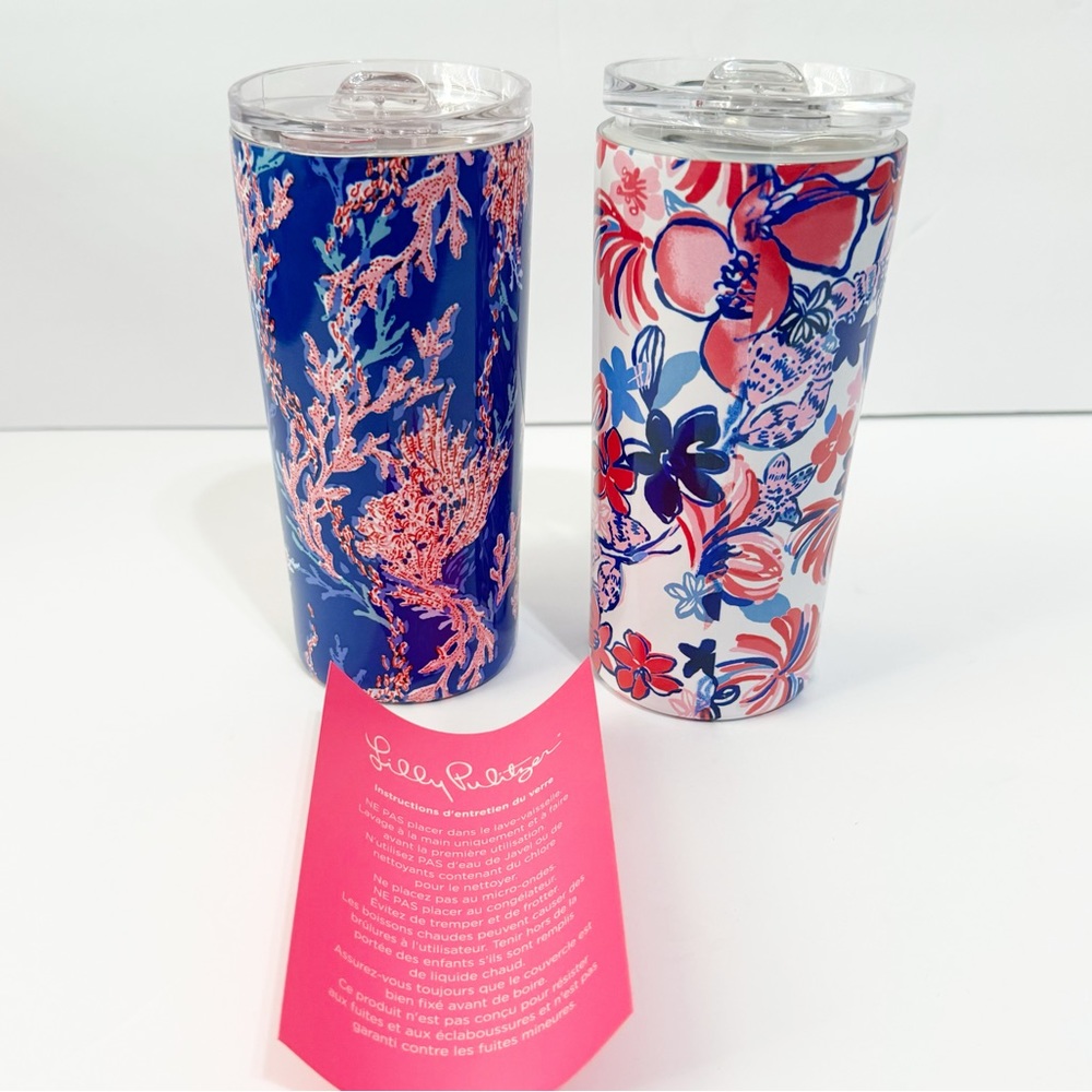 NWT Lilly Pulitzer insulated mugs set